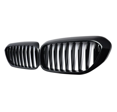 Calandre BMW Série 5 G30 noir brillant - vue arrière - Becquet Voiture