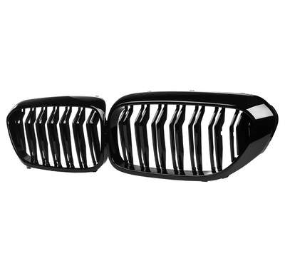 Calandre BMW Série 5 G30 noir brillant - vue de face 2 - Becquet Voiture