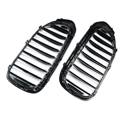 Calandre BMW Série 5 G30 noir brillant - vue de trois-quarts - Becquet Voiture