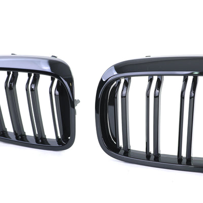 Calandre BMW Série 5 G30 noir brillant - vue rapprochée 2 - Becquet Voiture
