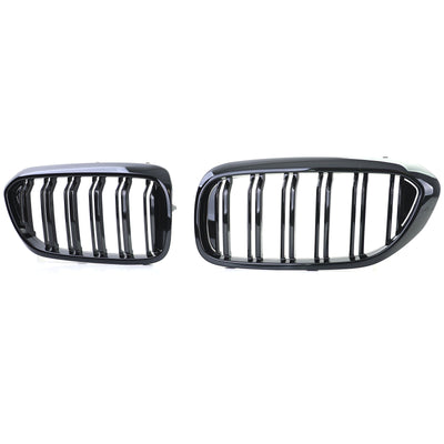 Calandre BMW Série 5 G30 noir brillant - vue rapprochée - Becquet Voiture
