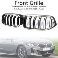 Calandre BMW Série 6 G32 Double Lamelles Noir 2020-2025 - vue arrière - Becquet Voiture