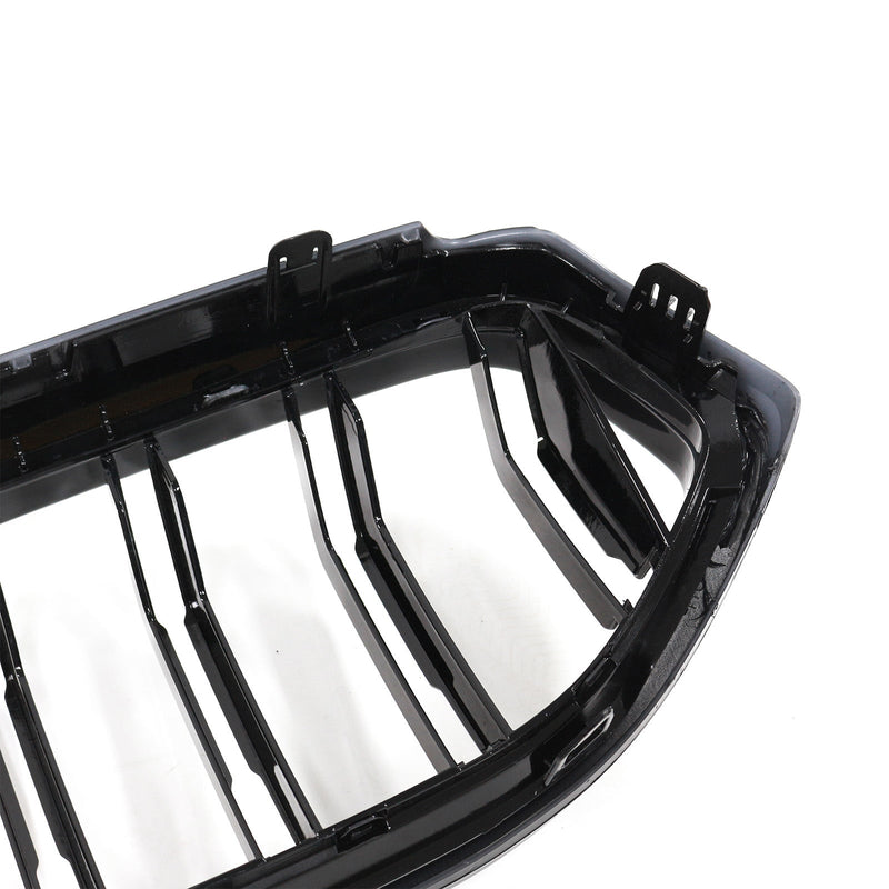 Calandre BMW Série 6 G32 Double Lamelles Noir 2020-2025 - vue de face 2 - Becquet Voiture
