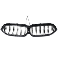 Calandre BMW Série 6 G32 Double Lamelles Noir 2020-2025 - vue rapprochée - Becquet Voiture