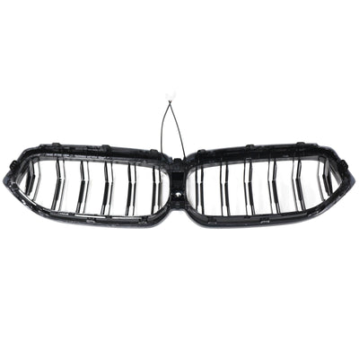 Calandre BMW Série 6 G32 Double Lamelles Noir 2020-2025 - vue rapprochée - Becquet Voiture