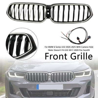 Calandre BMW Série 6 G32 Noir Brillant 2020-2025 - installé sur véhicule - Becquet Voiture