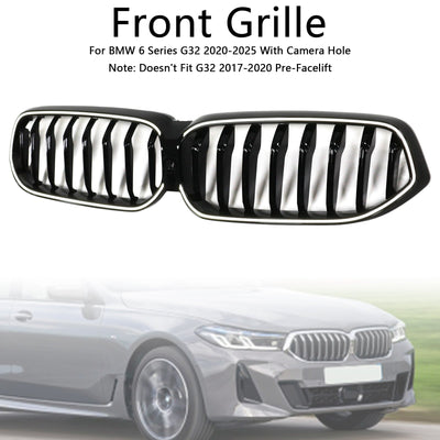 Calandre BMW Série 6 G32 Noir Brillant 2020-2025 - vue arrière - Becquet Voiture