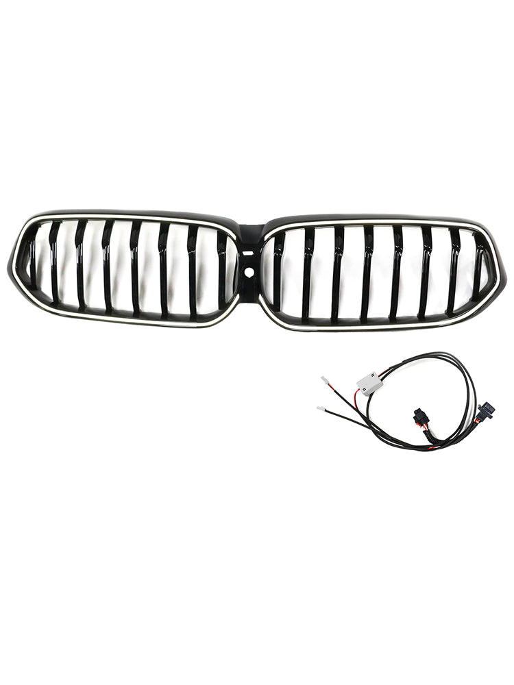 Calandre BMW Série 6 G32 Noir Brillant 2020-2025 - vue de face - Becquet Voiture
