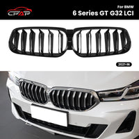 Calandre BMW Série 6 GT G32 LCI Double Lamelle 2021 - vue de face - Becquet Voiture