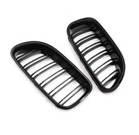 Gloss black BMW 6 Series M6 kidney grille - studio packshot - Becquet Voiture