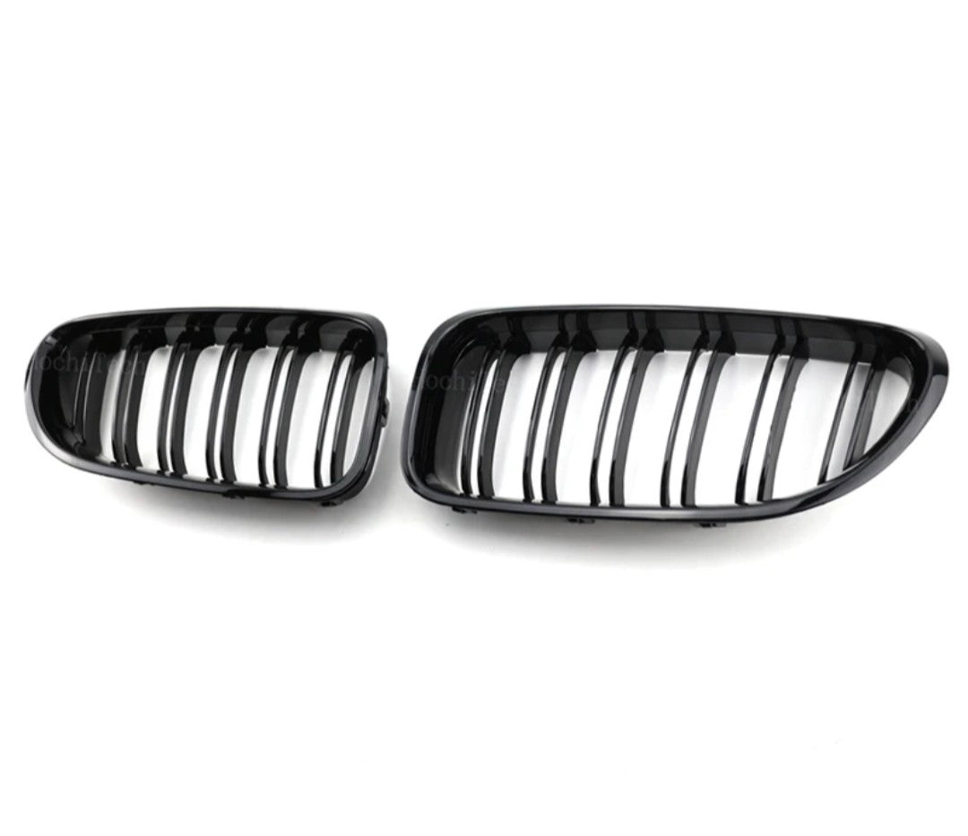 Calandre BMW Série 6 M6 noir brillant - vue de face - Becquet Voiture