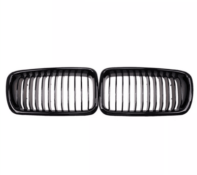 Calandre BMW Série 7 E38 noir brillant - vue de face - Becquet Voiture