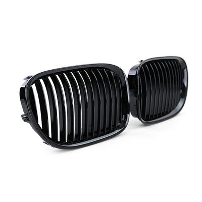 Calandre BMW Série 7 F01 noir brillant - en situation - Becquet Voiture