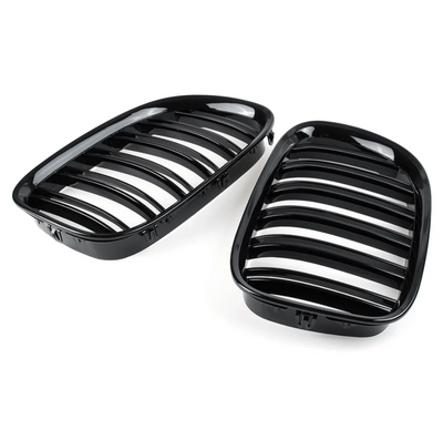 Calandre BMW Série 7 F01 noir brillant - vue arrière - Becquet Voiture