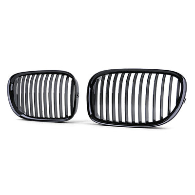 Calandre BMW Série 7 F01 noir brillant - vue de dessus - Becquet Voiture