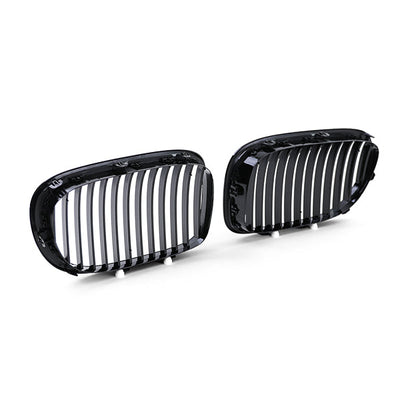 Calandre BMW Série 7 F01 noir brillant - vue de face 2 - Becquet Voiture