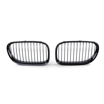 Calandre BMW Série 7 F01 noir brillant - vue rapprochée - Becquet Voiture