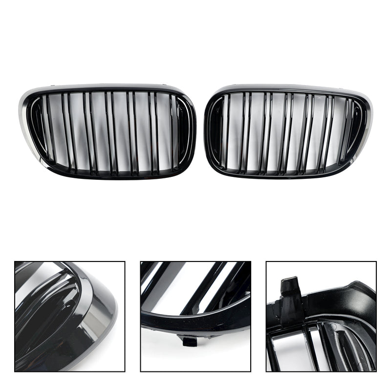 Calandre BMW Série 7 G11 G12 2 Lamelles Noir 2015-2019 - packshot studio - Becquet Voiture