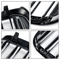 Calandre BMW Série 7 G11 G12 2 Lamelles Noir 2015-2019 - vue arrière 2 - Becquet Voiture