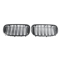 Calandre BMW Série 7 G11 G12 2 Lamelles Noir 2015-2019 - vue de dessus - Becquet Voiture