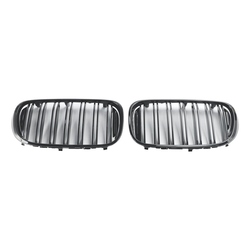 Calandre BMW Série 7 G11 G12 2 Lamelles Noir 2015-2019 - vue de dessus - Becquet Voiture