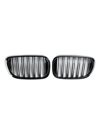 Calandre BMW Série 7 G11 G12 2 Lamelles Noir 2015-2019 - vue de trois-quarts 2 - Becquet Voiture