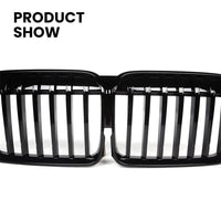 Calandre BMW Série 7 G11 G12 LCI 2020+ Noir Brillant - packshot studio - Becquet Voiture