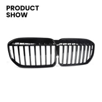 Calandre BMW Série 7 G11 G12 LCI 2020+ Noir Brillant - vue arrière - Becquet Voiture
