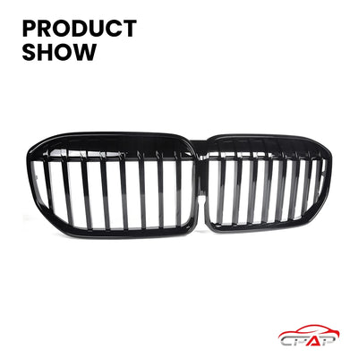 Calandre BMW Série 7 G11 G12 LCI 2020+ Noir Brillant - vue arrière - Becquet Voiture