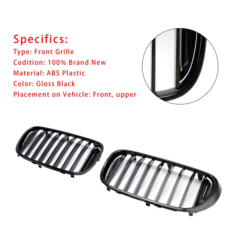 Kühlergrill BMW 7er G11 G12 Schwarz glänzend 2016–2018 - Montagedetail - Becquet Voiture