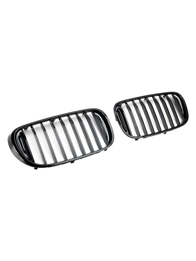 Calandre BMW Série 7 G11 G12 Noir Brillant 2016-2018 - vue de face - Becquet Voiture