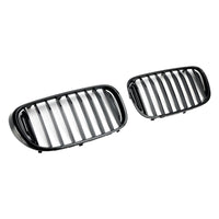 Kühlergrill BMW 7er G11 G12 Schwarz glänzend 2016–2018 - Dreiviertelansicht 2 - Becquet Voiture