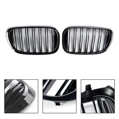 Calandre BMW Série 7 G11 G12 Pré-LCI Noir Brillant 2015-2019 - détail du montage - Becquet Voiture