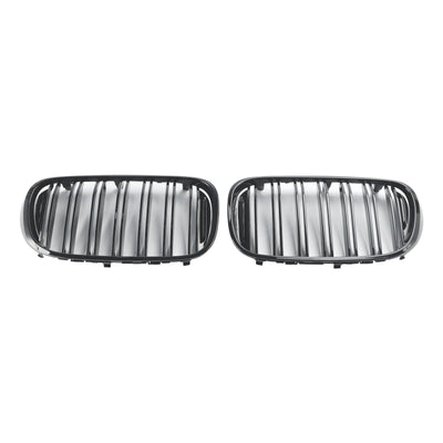 Calandre BMW Série 7 G11 G12 Pré-LCI Noir Brillant 2015-2019 - en situation - Becquet Voiture