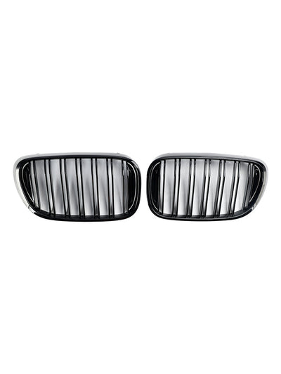 Calandre BMW Série 7 G11 G12 Pré-LCI Noir Brillant 2015-2019 - installé sur véhicule 2 - Becquet Voiture