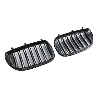 Calandre BMW Série 7 G11 G12 Pré-LCI Noir Brillant 2015-2019 - vue de profil 2 - Becquet Voiture