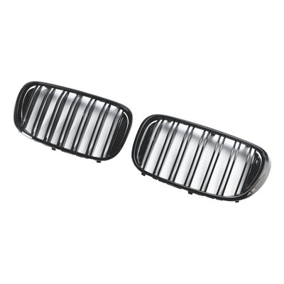 Calandre BMW Série 7 G11 G12 Pré-LCI Noir Brillant 2015-2019 - vue de profil - Becquet Voiture