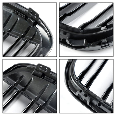 Calandre BMW X1 F48 F49 Noir Brillant 2016-2019 2P - vue arrière 2 - Becquet Voiture