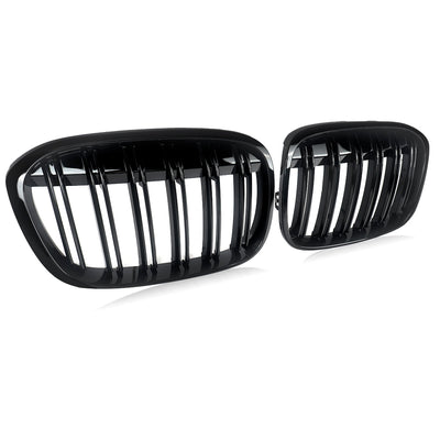Calandre BMW X1 F48 noir brillant - vue arrière - Becquet Voiture