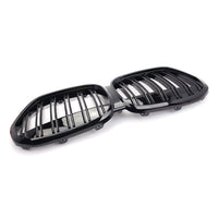 Kühlergrill BMW X1 F48 glänzend schwarz - Draufsicht - Becquet Voiture