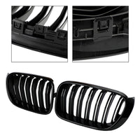 Gloss Black Kidney Grille for BMW X3 F25 / X4 F26 2014–2017 - fitting detail - Becquet Voiture