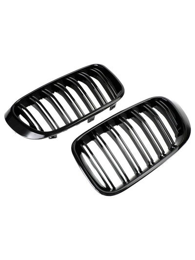 Calandre BMW X3 F25 X4 F26 2014-2017 Noir Brillant - packshot studio 2 - Becquet Voiture