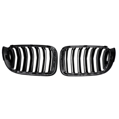 Calandre BMW X3 F25 X4 F26 2014-2017 Noir Brillant - vue de dessus - Becquet Voiture