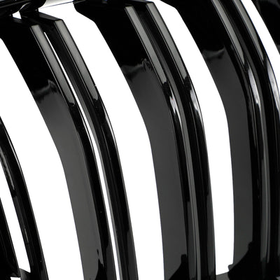 Calandre BMW X3 F25 X4 F26 2014-2017 Noir Brillant - vue de face 2 - Becquet Voiture