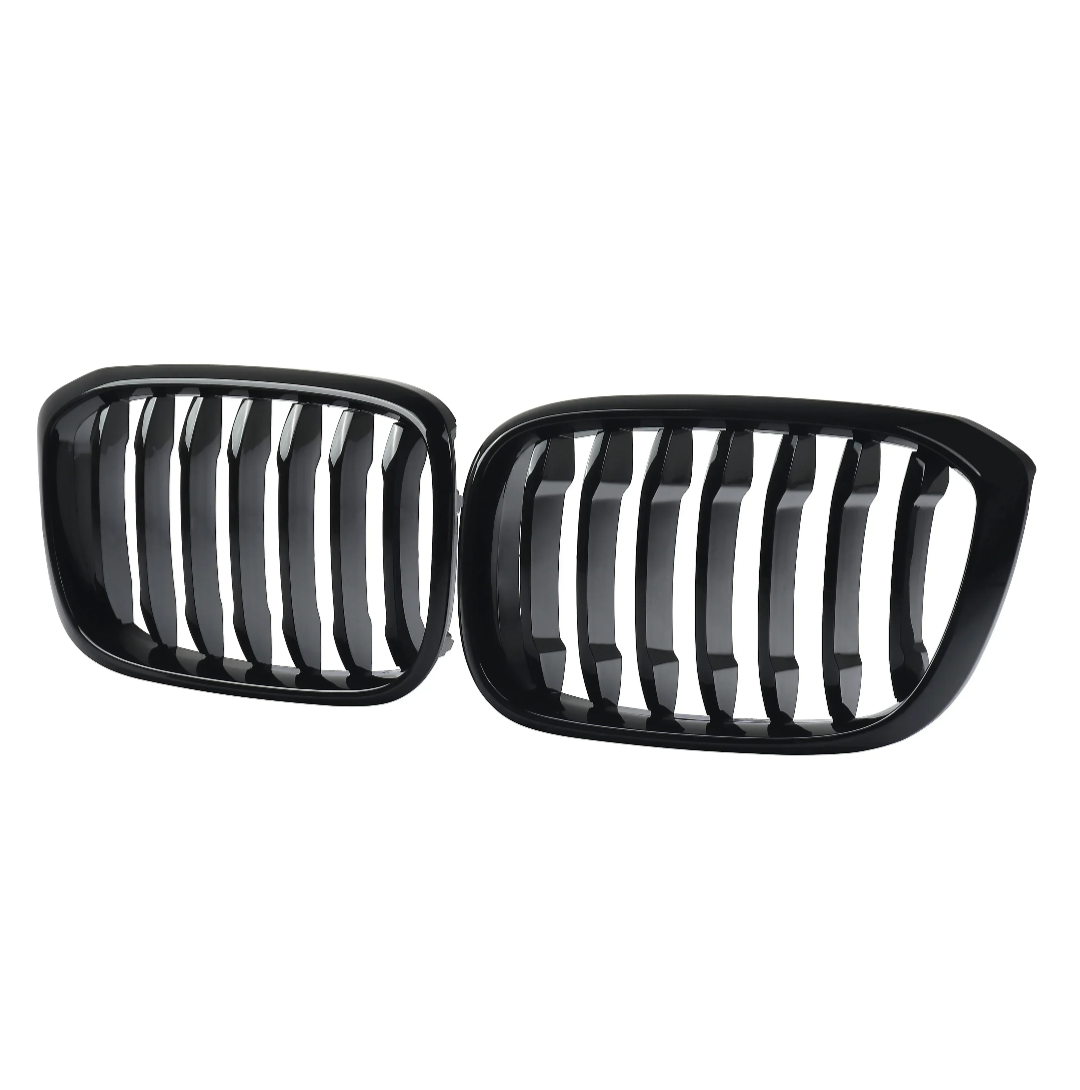 Calandre BMW X3 G01 noir brillant - vue de face - Becquet Voiture