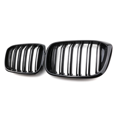 Calandre BMW X4 G02 noir brillant - en situation - Becquet Voiture
