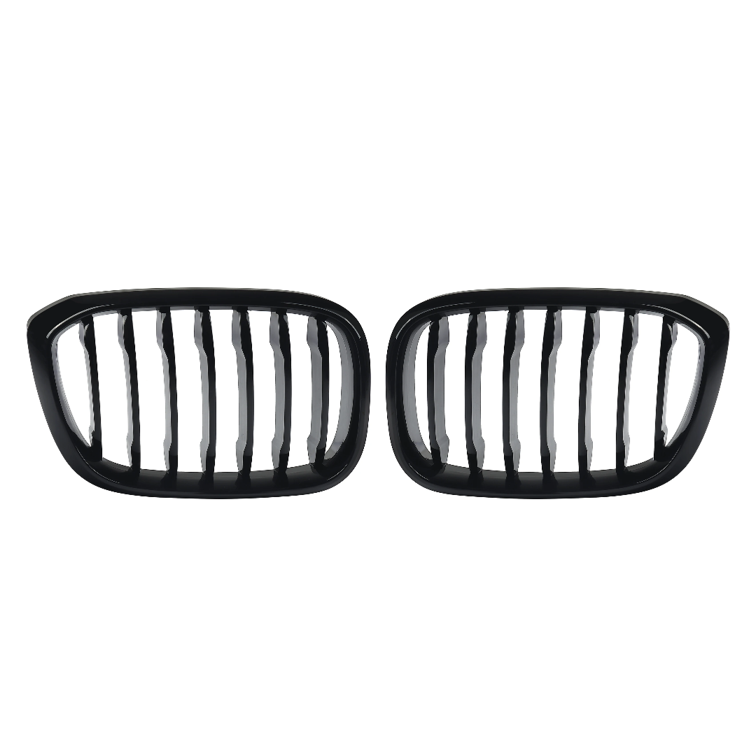 Calandre BMW X4 G02 noir brillant - vue de face - Becquet Voiture