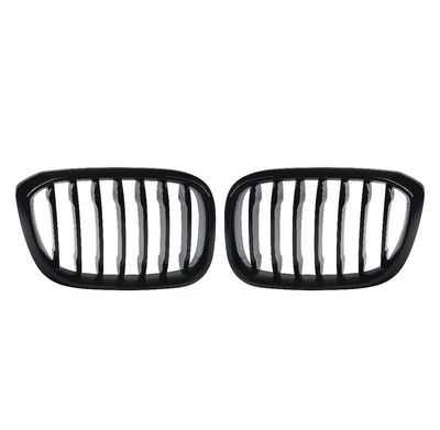 Calandre BMW X4 G02 noir brillant - vue de face - Becquet Voiture