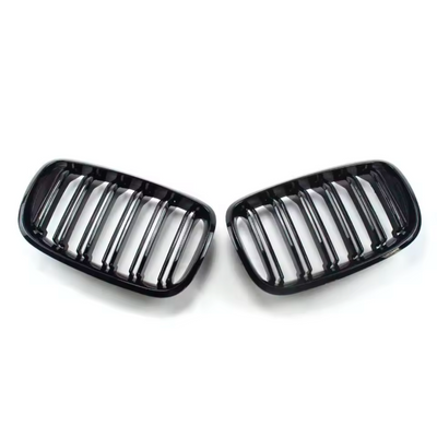 Calandre BMW X5 E70 noir brillant - vue arrière - Becquet Voiture