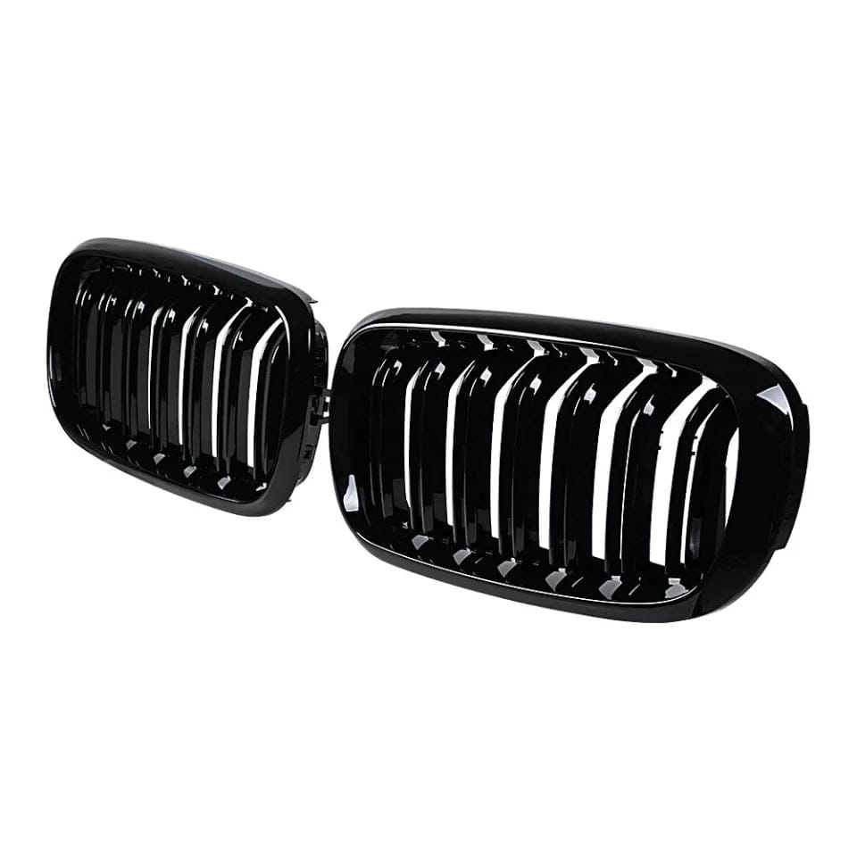 Calandre BMW X5 F15 noir brillant - vue de face - Becquet Voiture